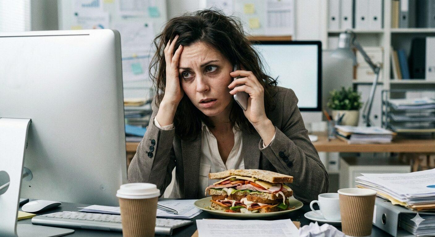 Quer produzir melhor? Pare de trabalhar na hora do almoço