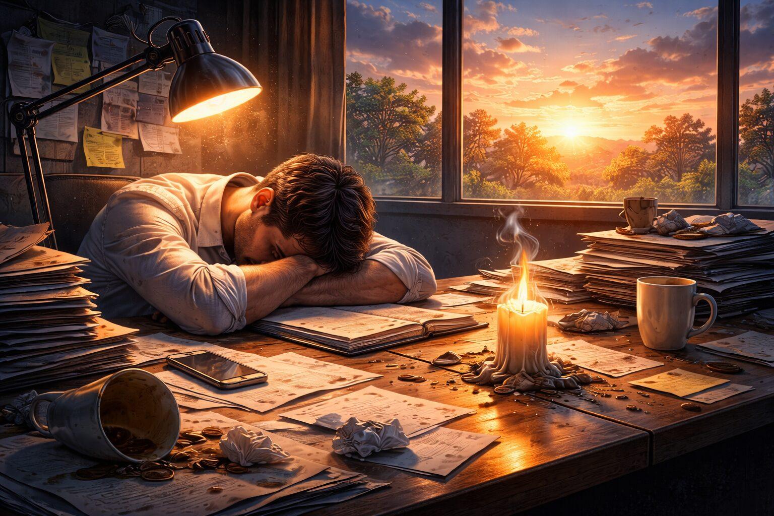 O momento em que dedicação começa a virar desgaste profissional