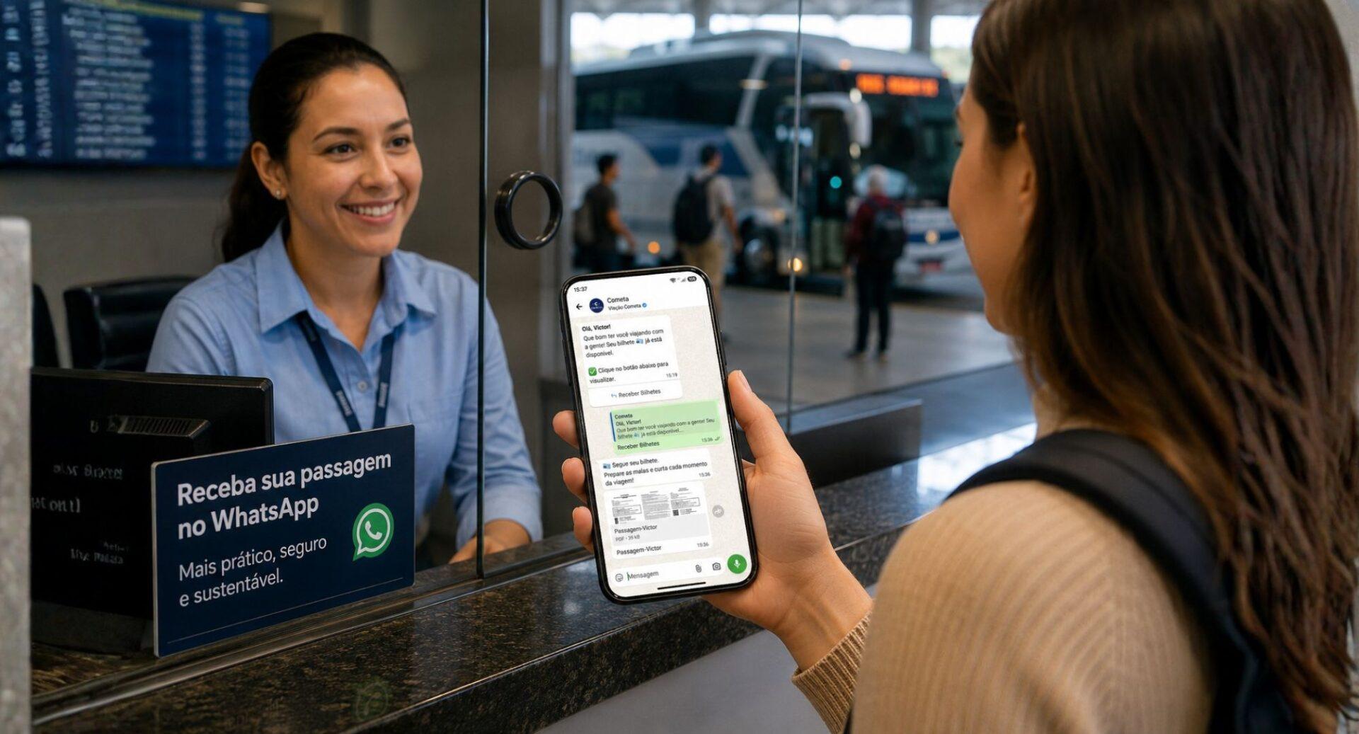 Buszap e Grupo JCA levam passagem digital para quem compra no guichê
